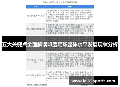 五大关键点全面解读印度足球整体水平发展现状分析